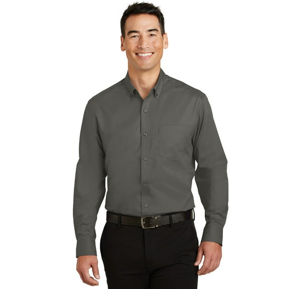 Port Authority TS663 Tall Twill Shirt , Mens Casual Button Down Shirts