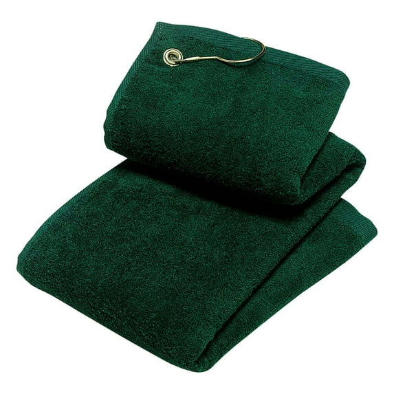 Port Authority TW51 Grommeted Golf Towel, Hunter - One Size