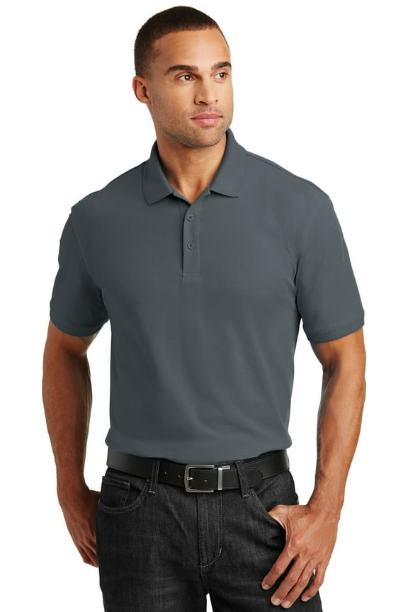 Tall Core Classic Pique Polo-XLT (Graphite)