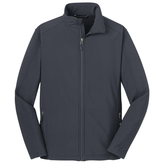 Port Authority Tall Core Soft Shell Jacket-3XLT (Battleship Grey)