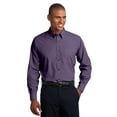 thumbnail image 1 of Port Authority Tall Crosshatch Easy Care Shirt-XLT (Grape Harvest), 1 of 4