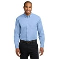 thumbnail image 1 of Port Authority Tall Long Sleeve Easy Care Shirt. TLS608, Light Blue/ Light Stone, 3XLT, 1 of 6