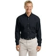 thumbnail image 1 of Port Authority Tall Long Sleeve Twill Shirt-2XLT (Classic Navy), 1 of 3