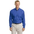 thumbnail image 1 of Port Authority Tall Long Sleeve Twill Shirt-LT (Faded Blue), 1 of 3