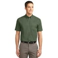 thumbnail image 1 of Port Authority Tall Short Sleeve Easy Care Shirt-4XLT (Clover Green), 1 of 4