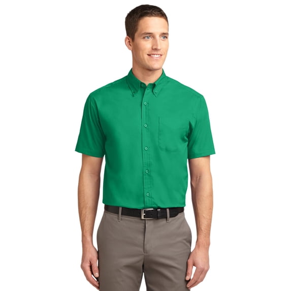 Port Authority Tall Short Sleeve Shirt (TLS508) Court Green, LT