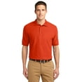 thumbnail image 1 of Port Authority TLK500 Mens Silk Touch Polo T-Shirt, Orange - 2XL Tall, 1 of 6