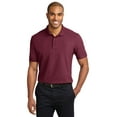thumbnail image 1 of Port Authority Tall Stain Resistant Polo-4XLT (Burgundy), 1 of 4