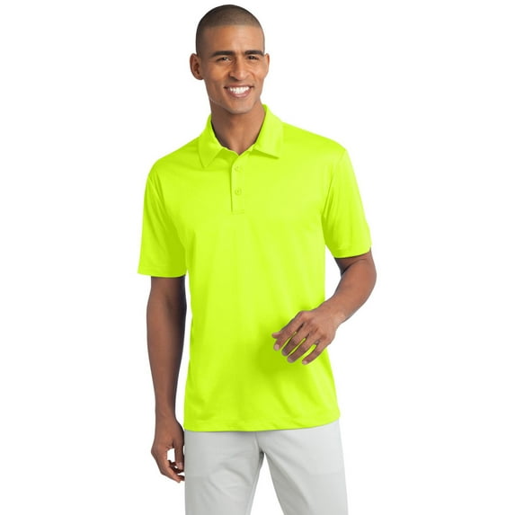 Port Authority Tall TLK540 Performance Polo Shirt - Neon Yellow - 3X-Large Tall