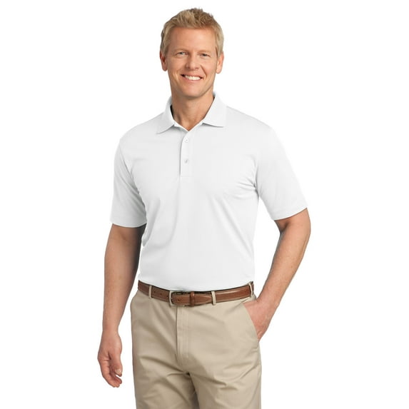 Port Authority Tall Tech Pique Polo-LT (White)