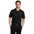thumbnail image 1 of Port Authority Tall Tech Pique Polo-XLT (Black), 1 of 2