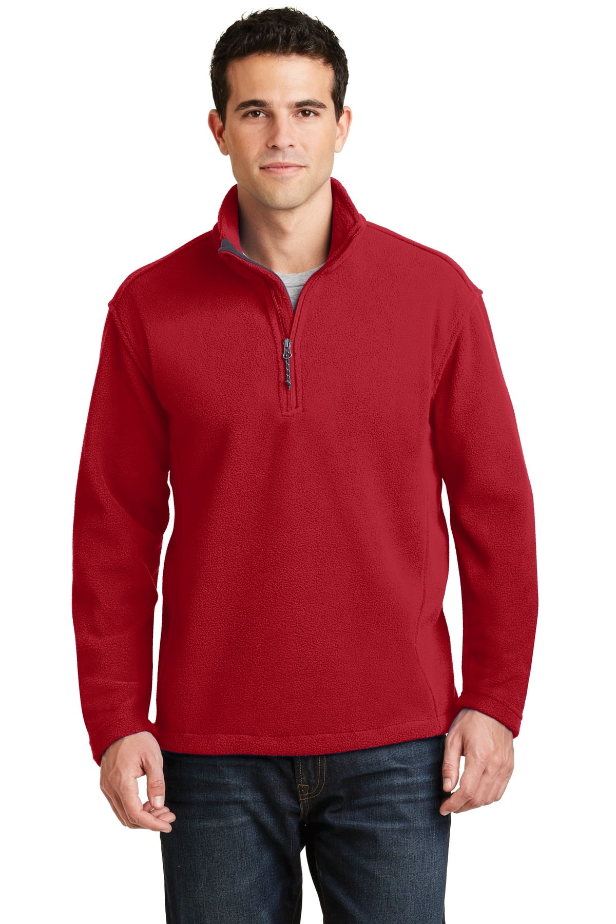 Port authority fleece pullover hot sale