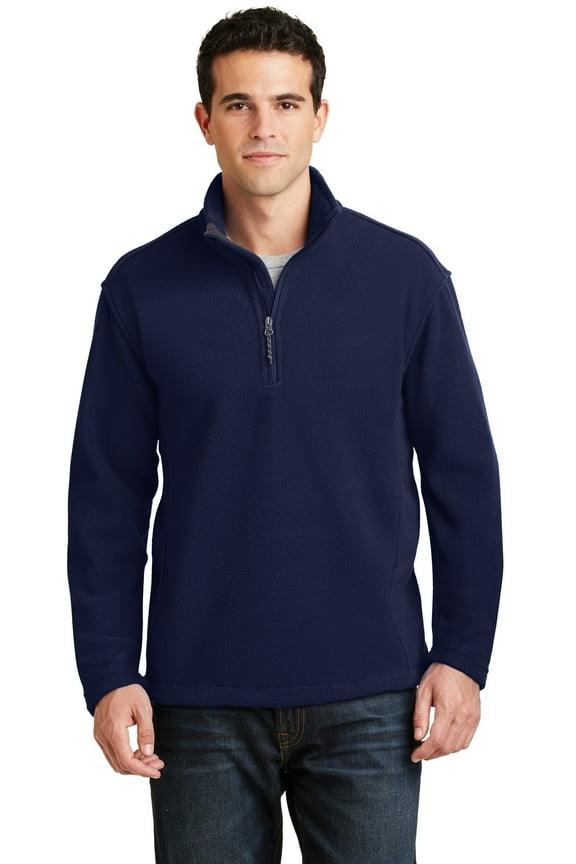 Value Fleece 1/4 Zip Pullover (F218) True Navy, XS