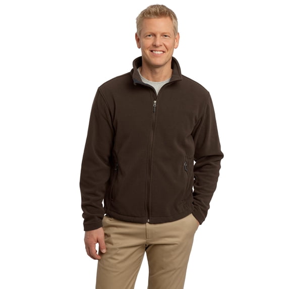 Port Authority Value Fleece Jacket (F217) Dark Chocolate Brown, 6XL