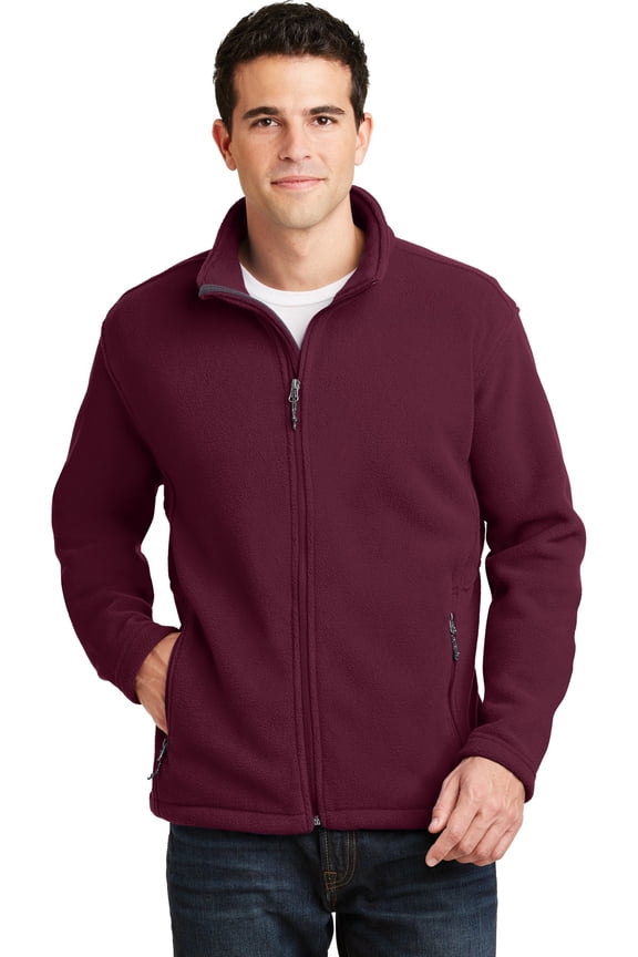 Value Fleece Jacket-XL (Maroon)