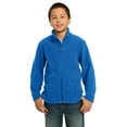 thumbnail image 1 of Port Authority Teen Unisex Regular Fleece Jacket True Royal X-Small, 1 of 3