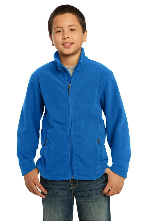 Teen Unisex Regular Fleece Jacket True Royal X-Small
