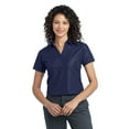 thumbnail image 1 of Port Authority Vertical Pique Polo (L512) True Navy, M, 1 of 2