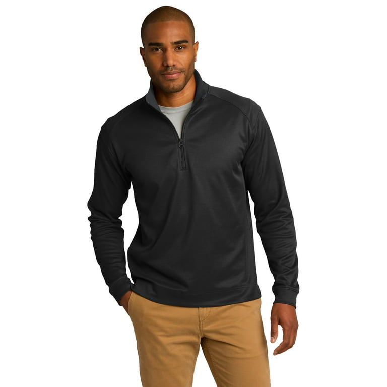 Port Authority Vertical Texture 1 4 Zip Pullover Walmart