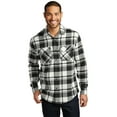 thumbnail image 1 of Port Authority W668 Plaid Flannel Shirt, Mens Casual Button Down Shirts, 1 of 5