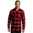 thumbnail image 1 of Port Authority W668 Plaid Flannel Shirt, Mens T-Shirts, 1 of 1