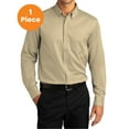 thumbnail image 1 of Port Authority W808 Long Sleeve SuperPro React Twill Shirt, Ultramarine Blue, M, Mens Casual Button Down Shirts, 1 of 1