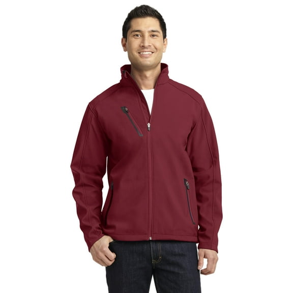 Port Authority Welded Soft Shell Jacket-S (Garnet)