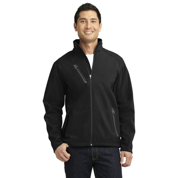 Port Authority Welded Soft Shell Jacket-XS (Black)