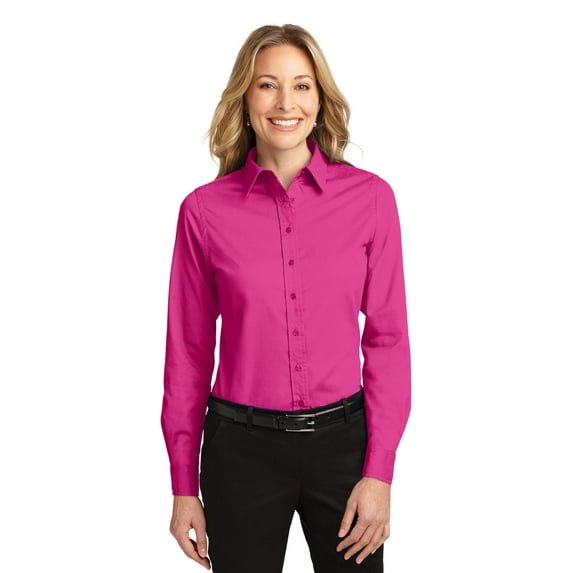 Port Authority Women’S Long Sleeve Easy Care Shirt. L608.