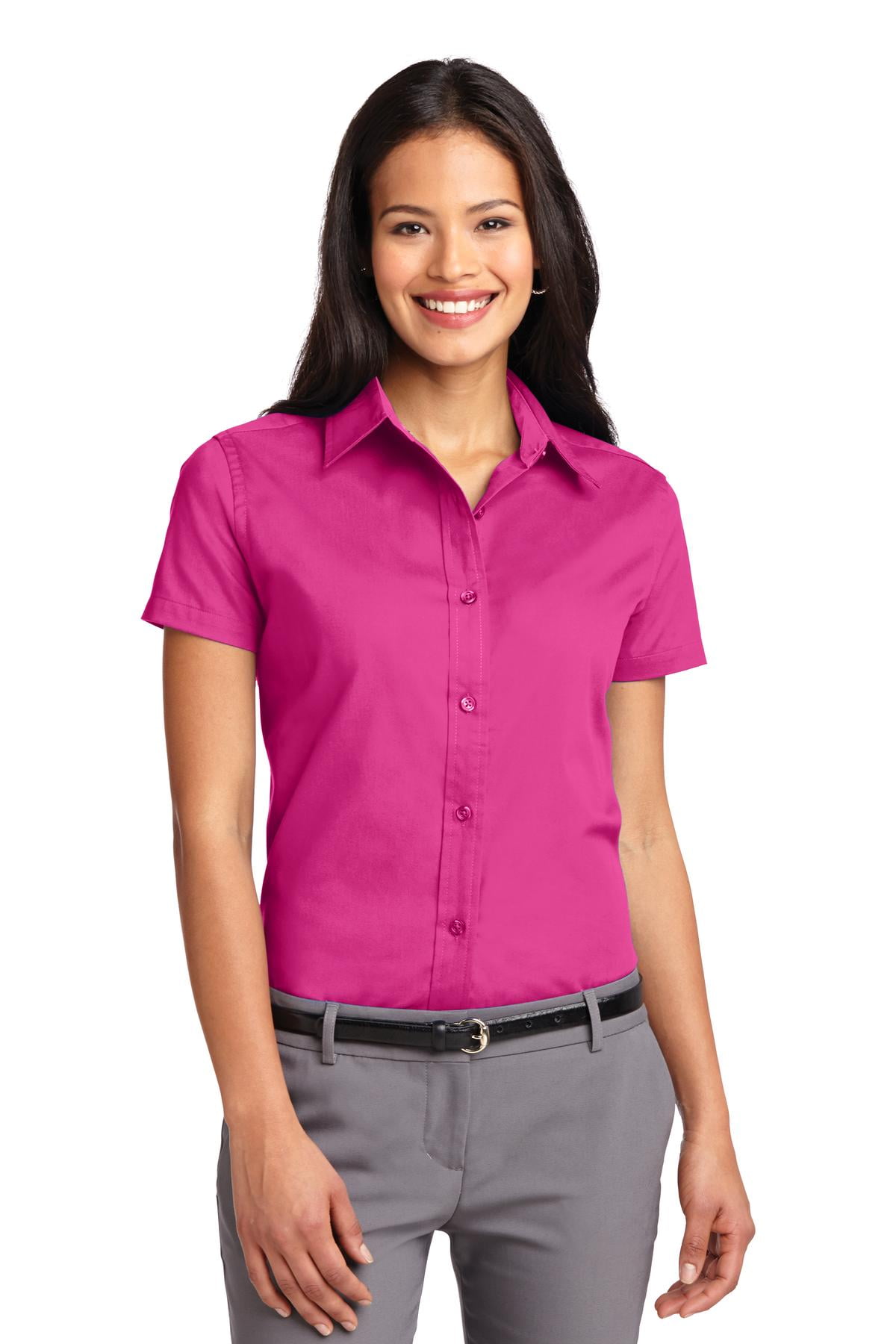 Port Authority Women’S Short Sleeve Easy Care Shirt. L508.