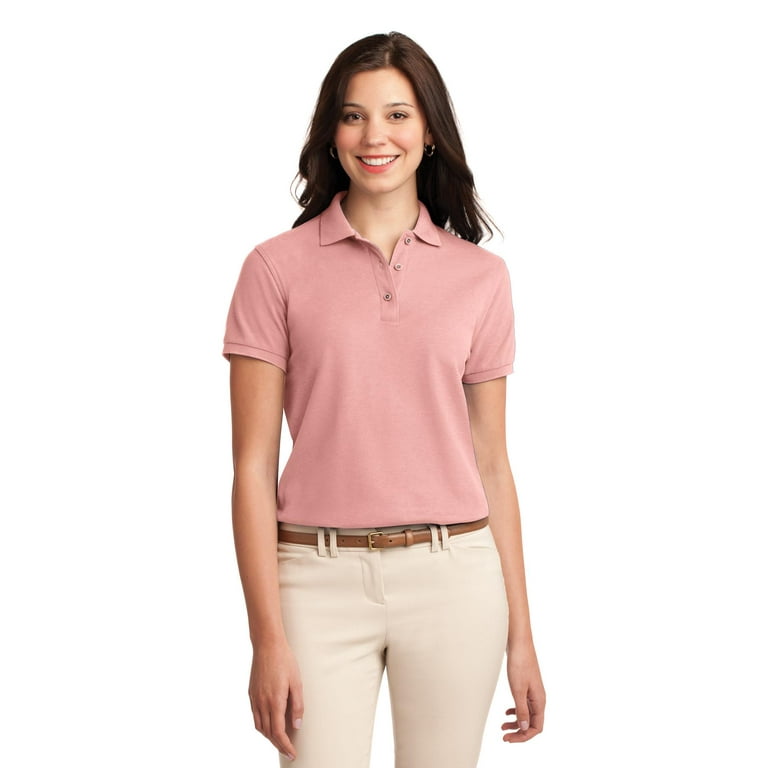 Pink polo shirts discount walmart