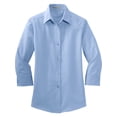 thumbnail image 1 of Port Authority Women's 3/4-Sleeve Easy Care Shirt. L612, Light Blue S, 1 of 1