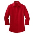 thumbnail image 1 of Port Authority Women's 3/4-Sleeve Easy Care Shirt. L612, Red XL, 1 of 1