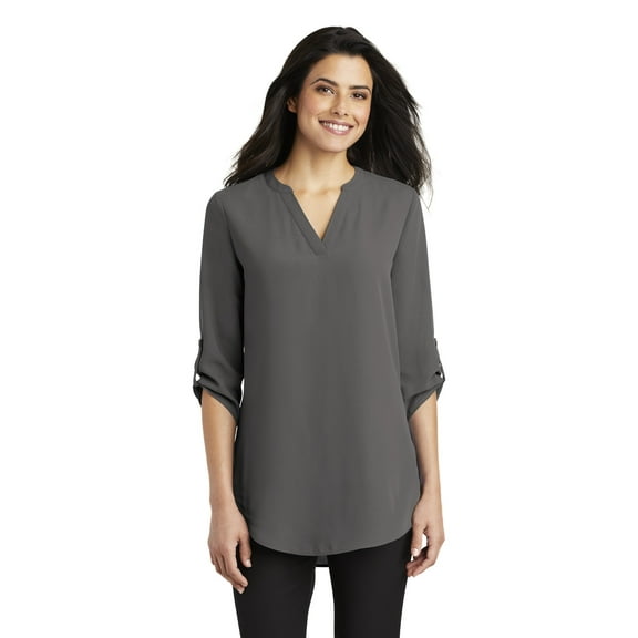 Port Authority Women's 3/4-Sleeve Tunic Blouse