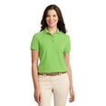 thumbnail image 1 of Port Authority Women's Classic Knit Collar Polo Shirt_Lime_XXXX-Large, 1 of 6