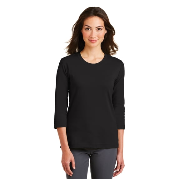 Port Authority Women's Comfort Scoop Neck 3/4-Sleeve T-Shirt