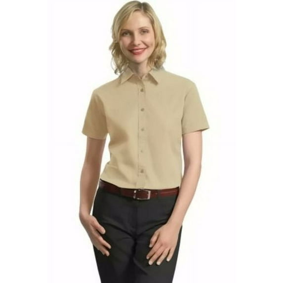 Port Authority Women's Comfortable Short Sleeve Twill Shirt