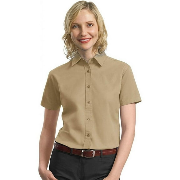 Port Authority Women's Comfortable Short Sleeve Twill Shirt