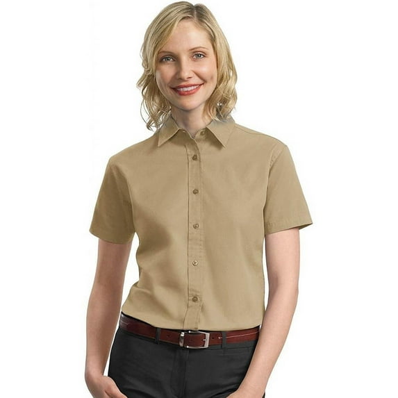 Port Authority Women's Comfortable Short Sleeve Twill Shirt