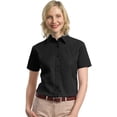 thumbnail image 1 of Port Authority Women's Comfortable Short Sleeve Twill Shirt, 1 of 1