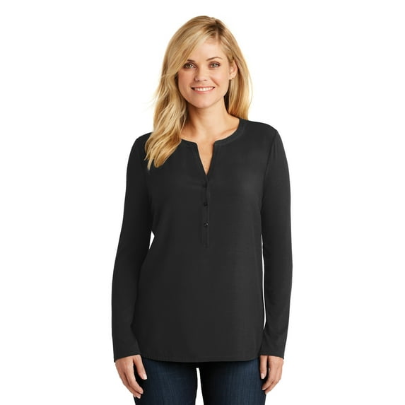 Port Authority Women's Concept Henley Tunic. LK5432