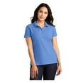 thumbnail image 1 of Port Authority Women's Core Classic Pique Polo Shirt Carolina Blue 6X-Large, 1 of 3