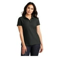 thumbnail image 1 of Port Authority Women's Core Classic Pique Polo Shirt Deep Black 2X-Large, 1 of 3