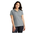 thumbnail image 1 of Port Authority Women's Core Classic Pique Polo Shirt Gusty Grey 2X-Large, 1 of 3