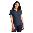 thumbnail image 1 of Port Authority Women's Core Classic Pique Polo Shirt River Blue Navy 3X-Large, 1 of 3