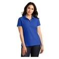 thumbnail image 1 of Port Authority Women's Core Classic Pique Polo Shirt True Royal X-Large, 1 of 3
