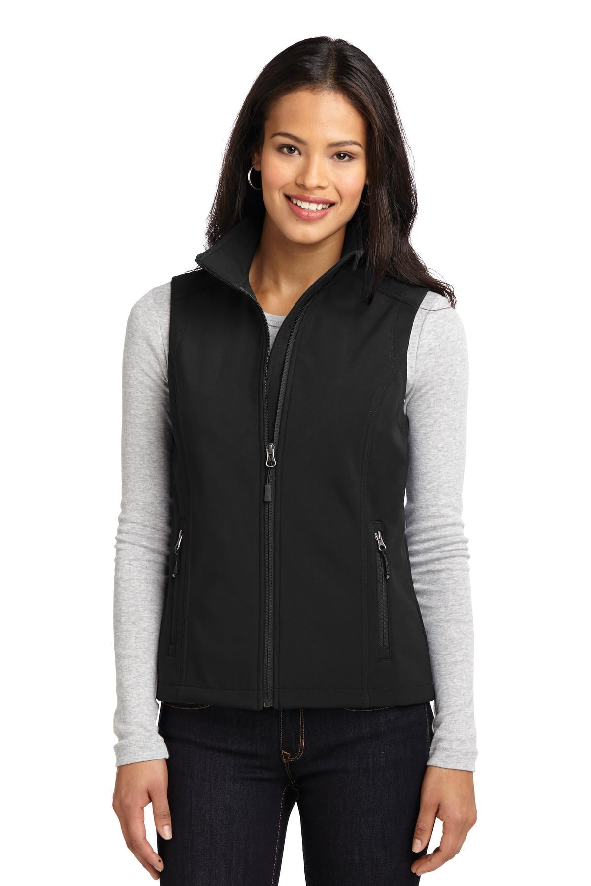 Ansai Jackets & Coats | Ansai Fleece Vest Full Zip Black Womens | Color: Black | Size: XL | Poshpammy787's Closet