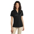 thumbnail image 1 of Port Authority Women's Durable Wicking Performance Polo Shirt_Black_X-Small, 1 of 2