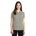 thumbnail image 1 of Port Authority Women's EZCotton Polo, Oxford Heather, XXXX-Large, 1 of 4