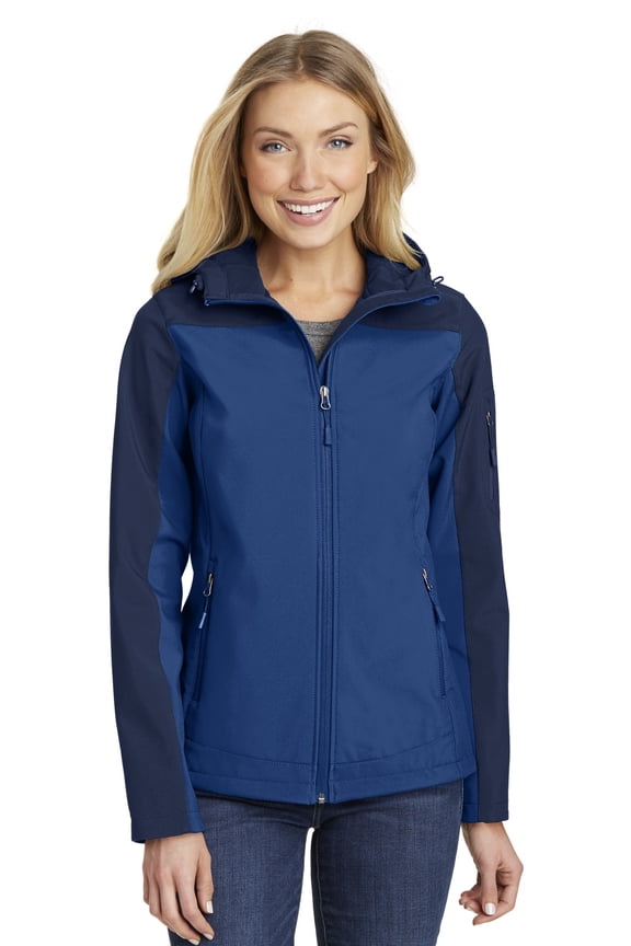 Women's Hooded Core Soft Shell Jacket. L335